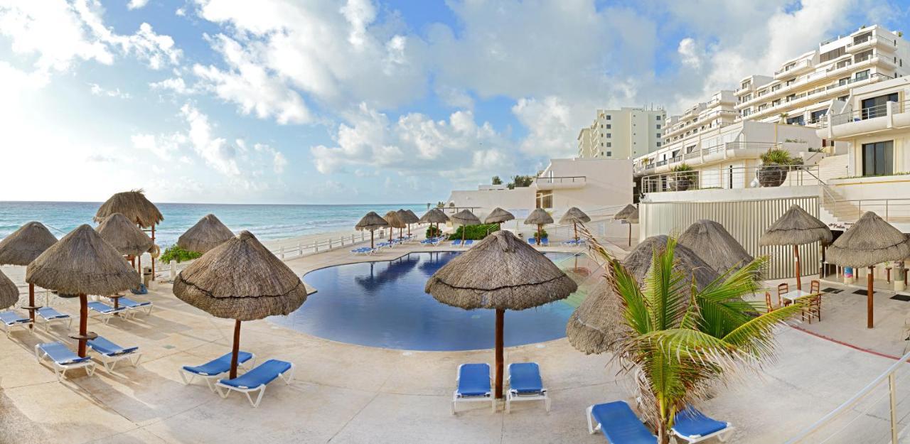 Appartamento Cozy Ocean Front Penthouse At Marlin Beach Cancún Esterno foto